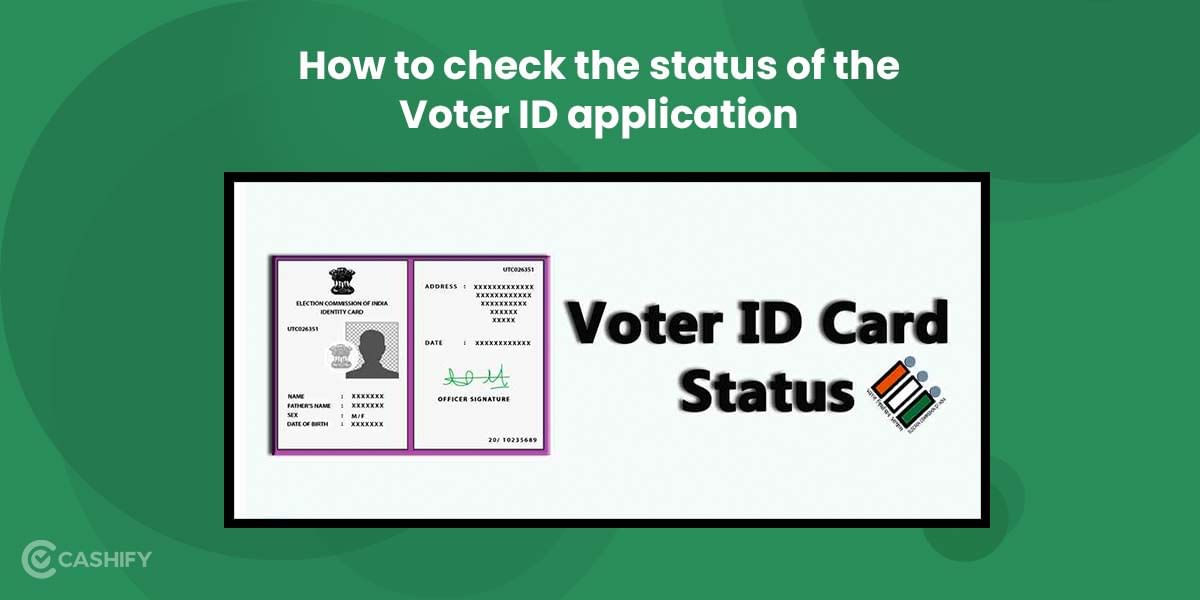 How to check the status of the Voter ID application