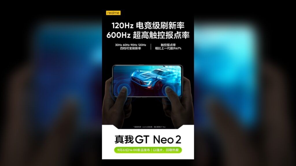 Realme GT Neo 2 Display Specs