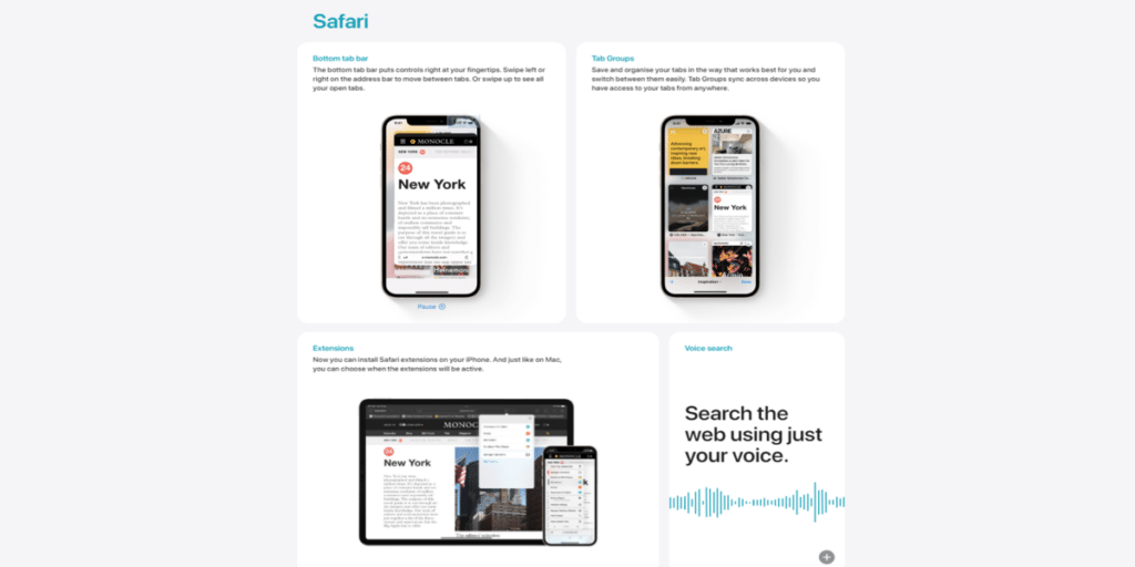 Safari Redesign Upgrade