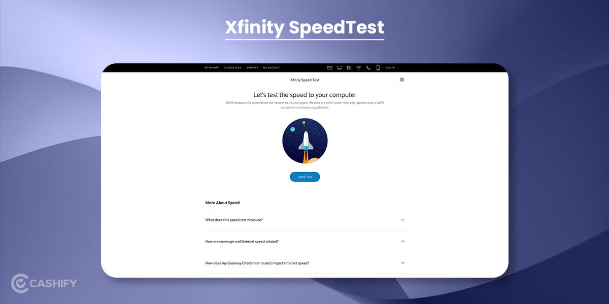 Xfinity SpeedTest