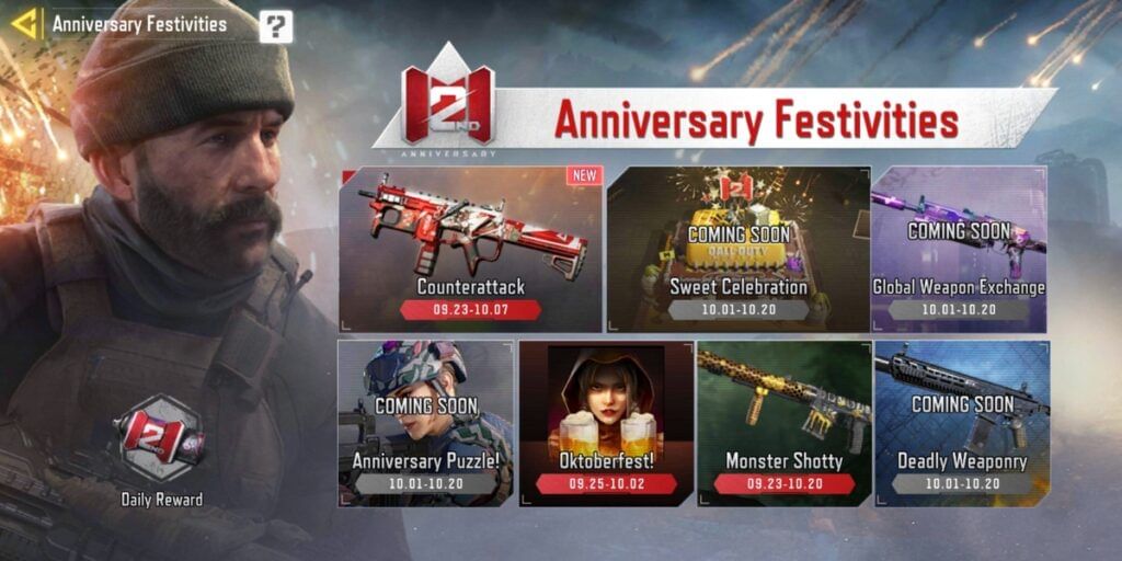 CoD Mobile Season 8 2nd Anniversary Events