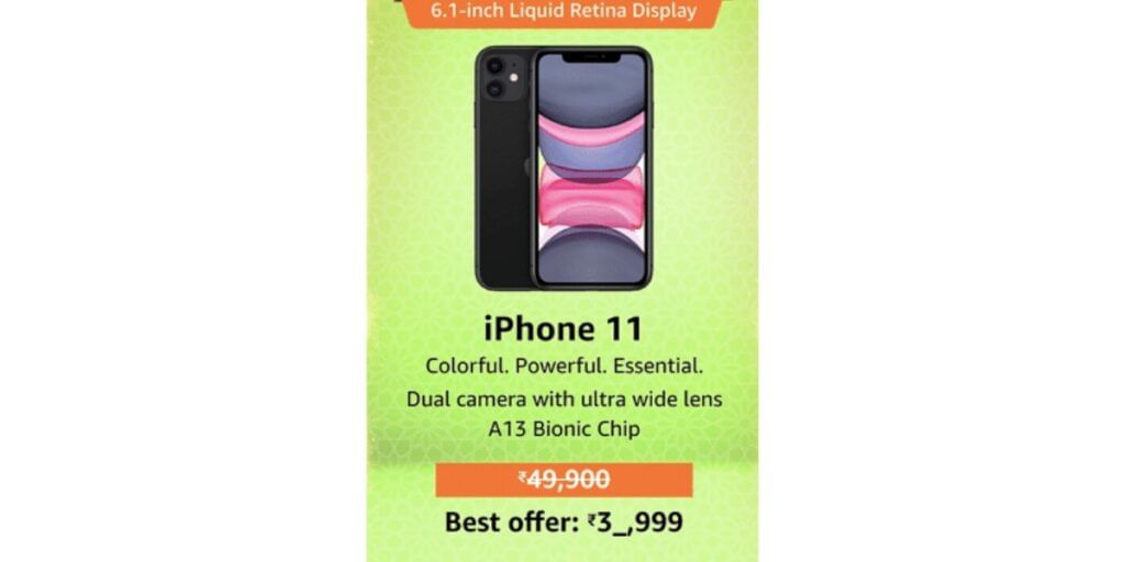 Amazon teaser iPhone 11