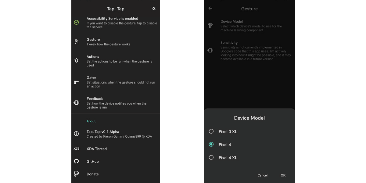 Control Your Android Phone With Gestures Using Tap, Tap App