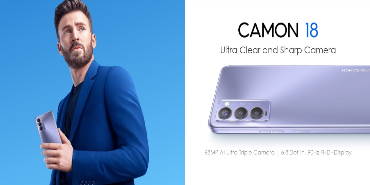 Tecno Camon 18, Camon 18P Launched: Specifications, Price