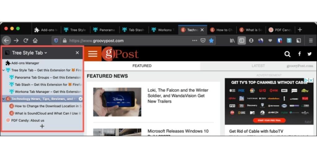 firefox browser tab group