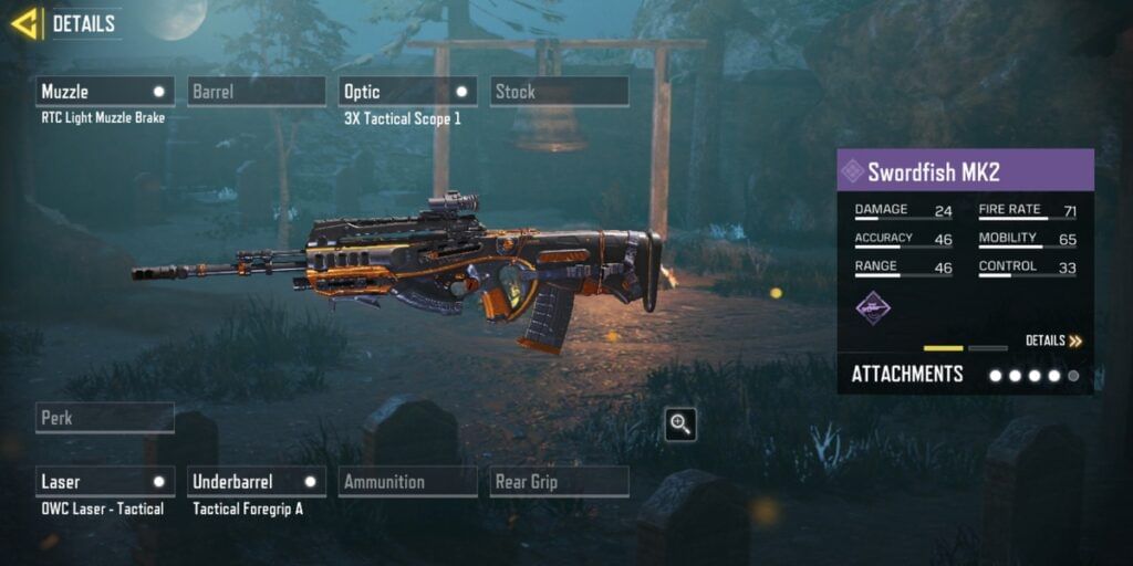 CoD Mobile Season 9 Swordfish MK2