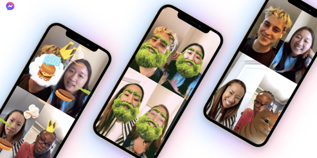 Facebook Messenger AR Group Effects
