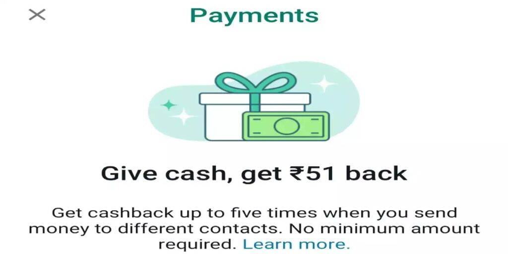 Banner Rs. 51 Cashback
