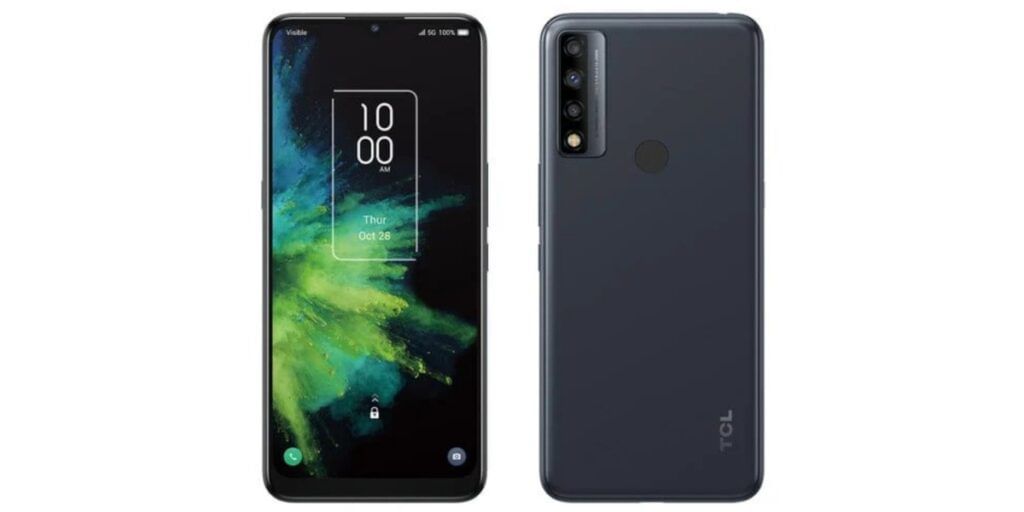 TCL 20A 5G Front and Back