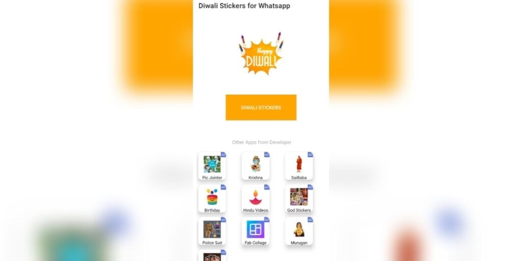 WAStickerApps Interface