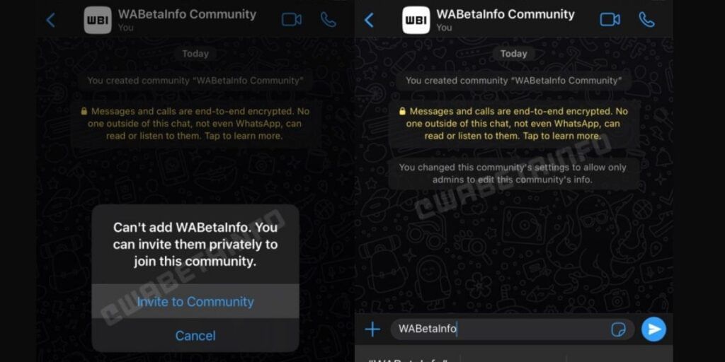 WhatsApp Community Feature