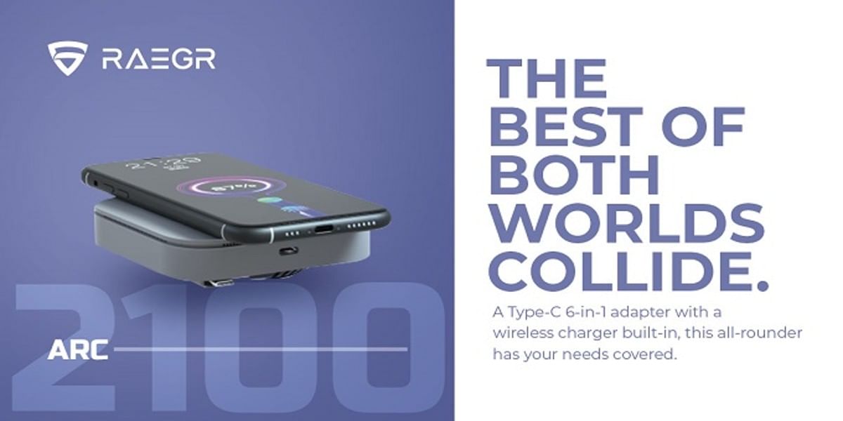 RAEGR Launches Arc 2100 with Thunderbolt and Wireless Charging