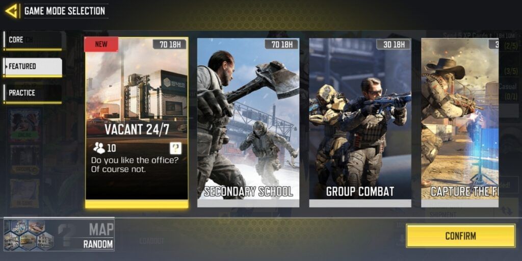 Call of Duty Mobile Vacant Map