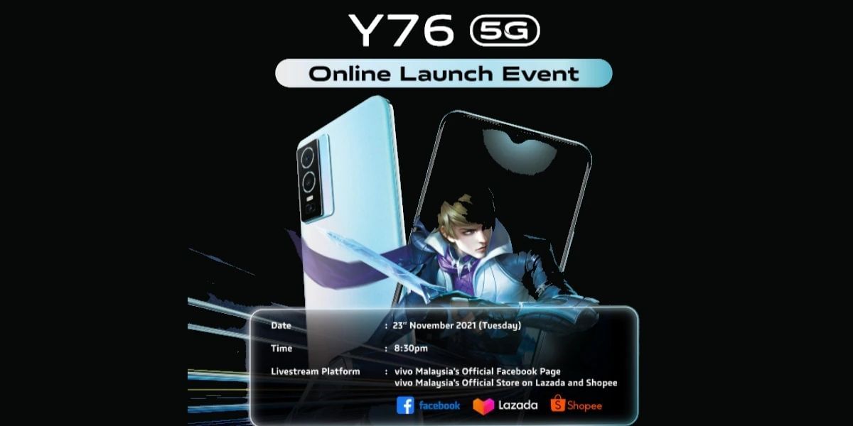 Vivo Y76 5G Launching On November 23; Specs Leaked