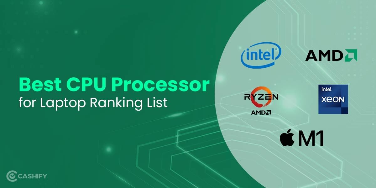 Best CPU Processor for Laptop Ranking List