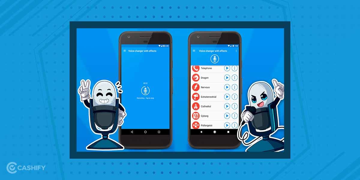Voice changer with effects