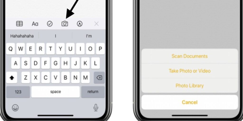 scan in notes