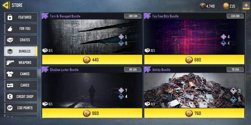 Epic weapon in CoD Mobile