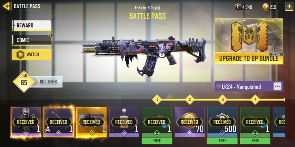 Purchasing the Battle Pass