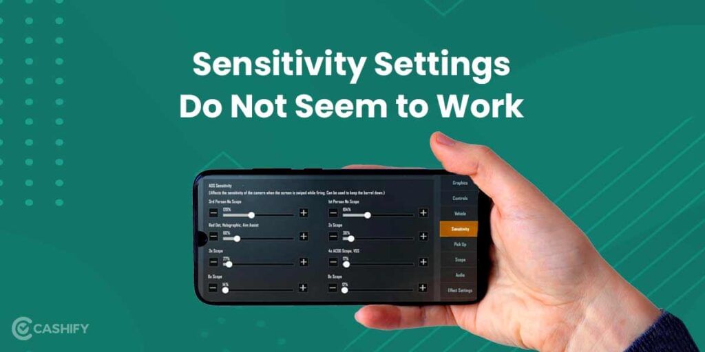 Sensitivity Settings Do Not Seem to Work