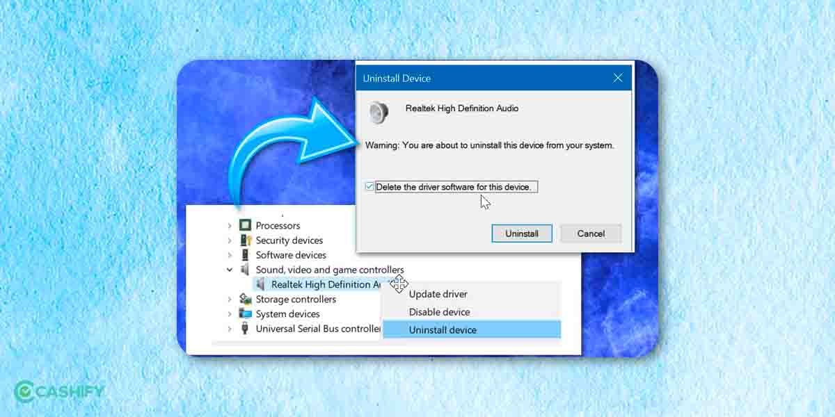 reinstall driver