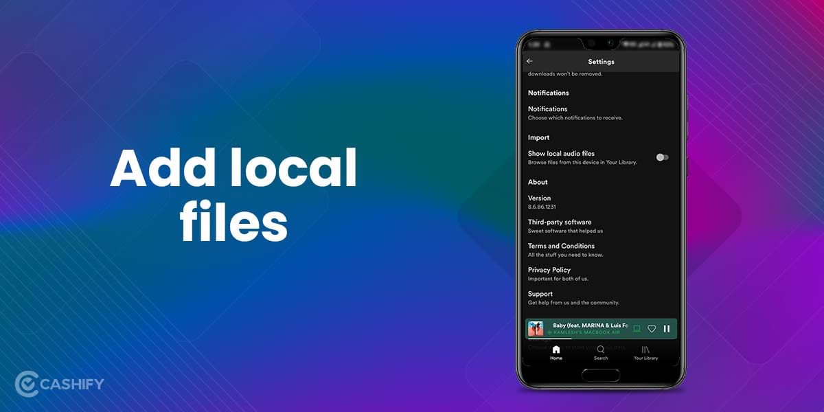 Add local files