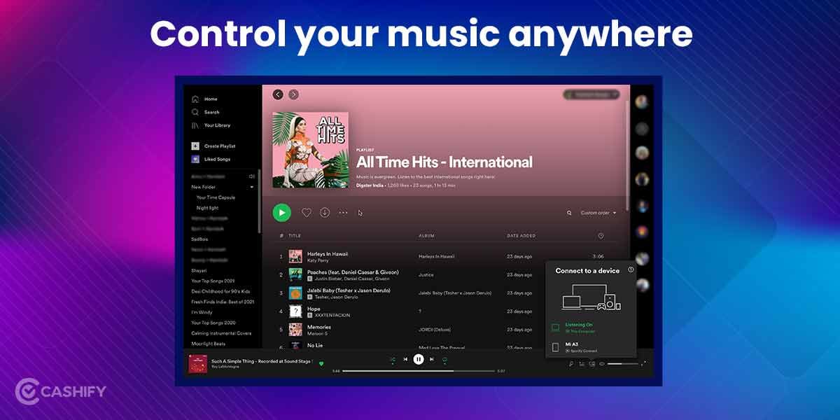 Control your music anywhere Spotify secret