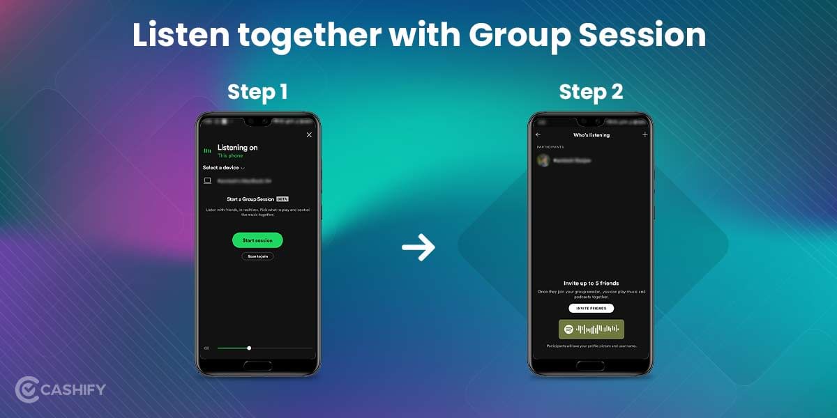 Listen together with Group Session Spotify secret