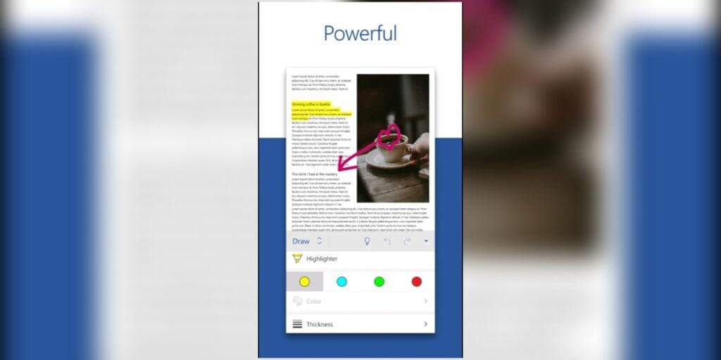 Microsoft Word resume builder application