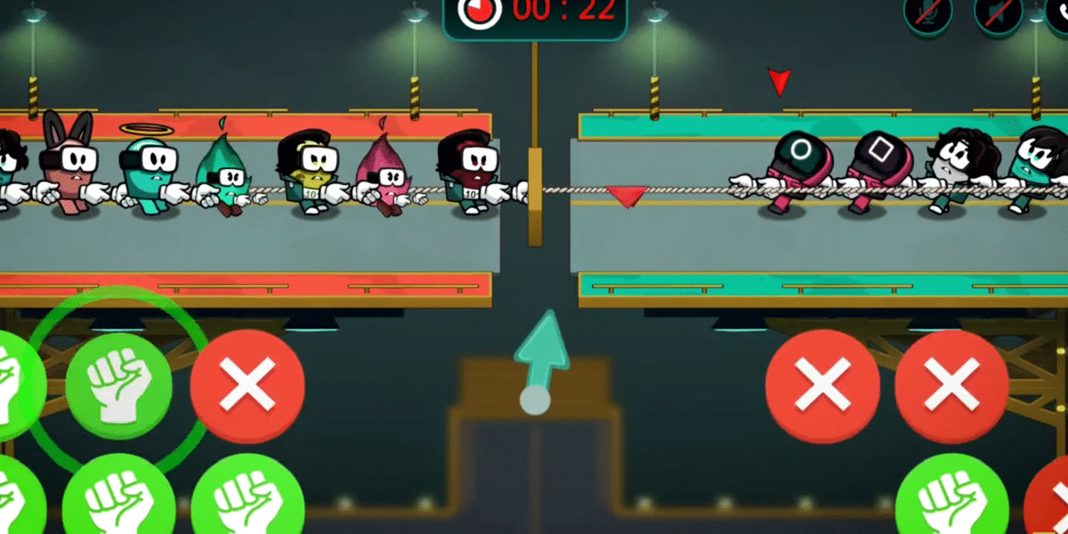 Silly World Squid Game Tug o War Game Mode