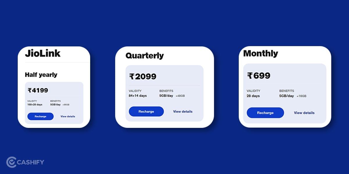 Jio Links Plans