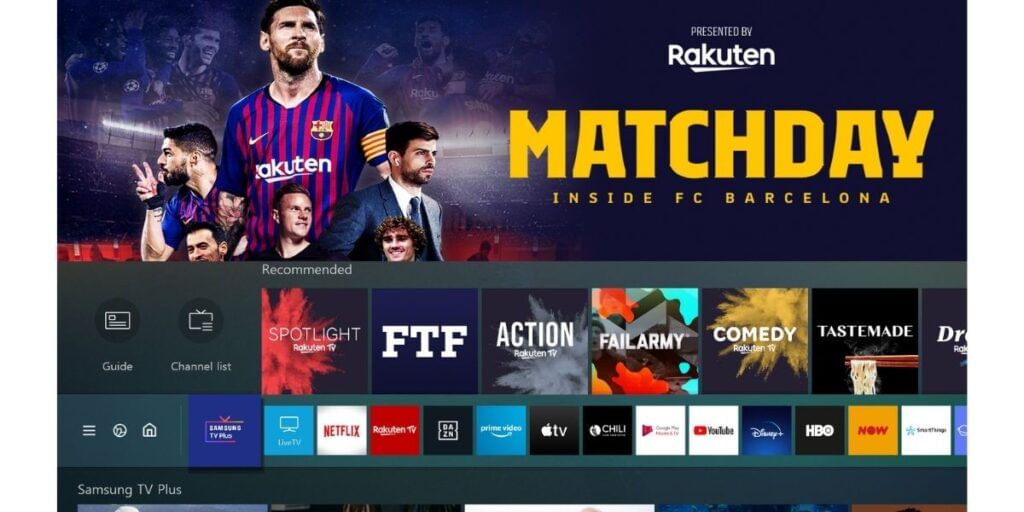 Samsuns Smart TV Plus Service