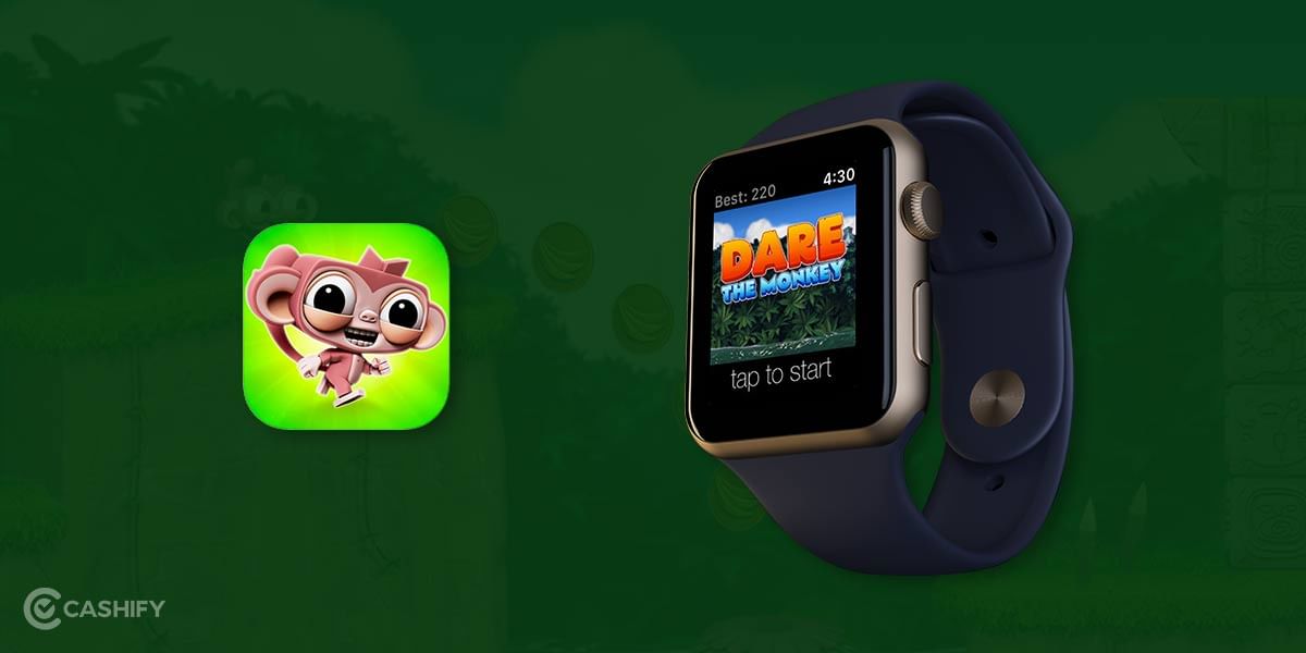 Dare the monkey go bananas apple watch game