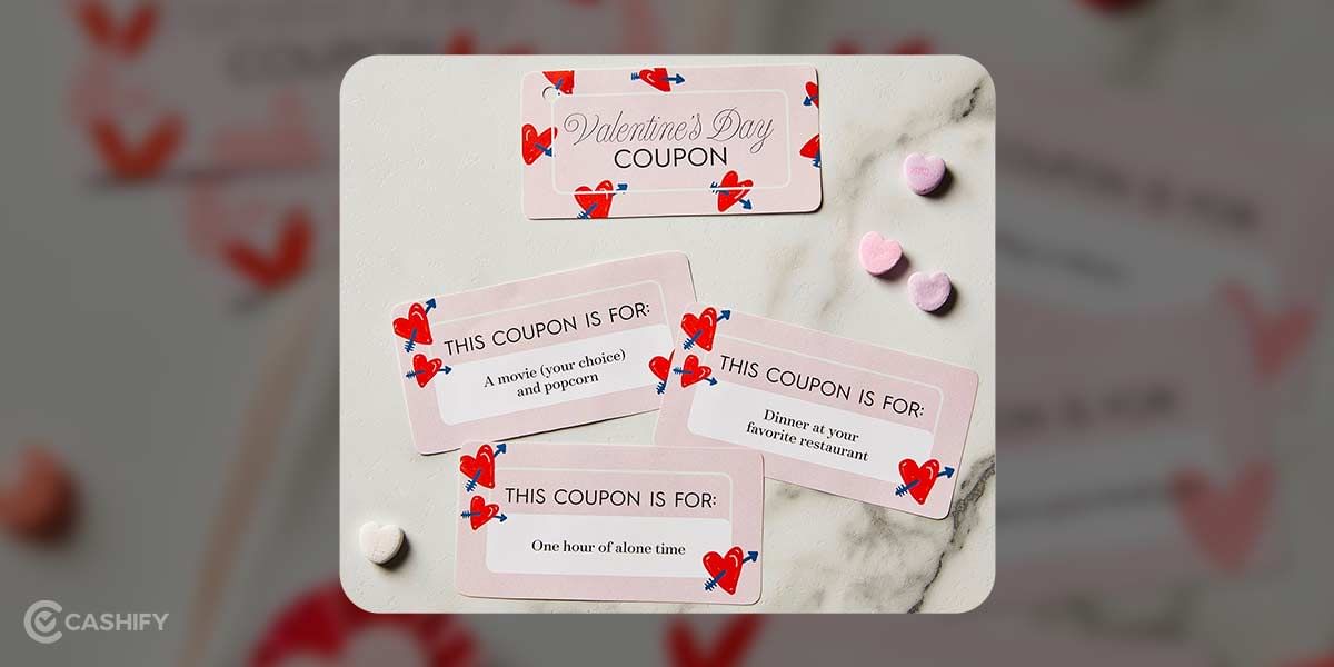 A Coupon for Shopping Valentine's gifts for her