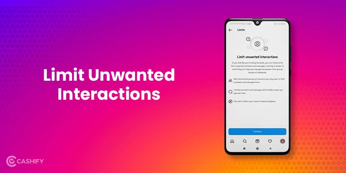 Limit unwanted interations