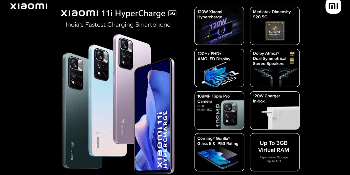 Xiaomi 11i HyperCharge Specs