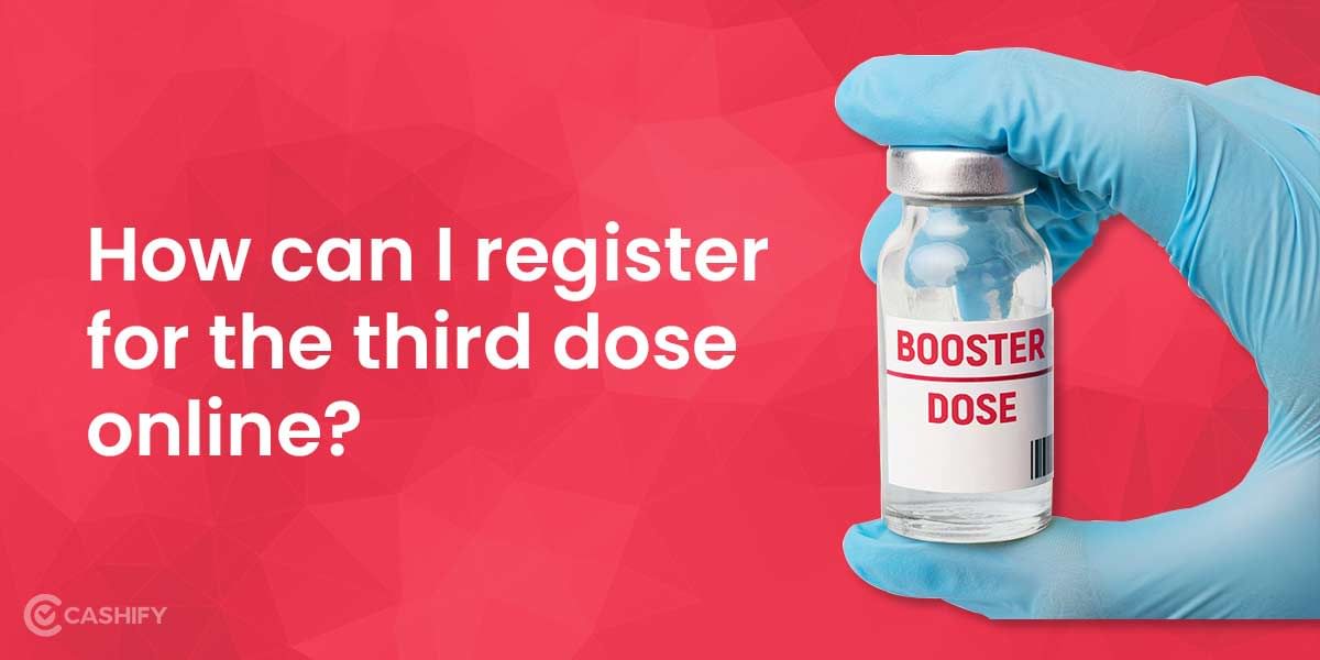 How can I register for the third dose of vaccine online
