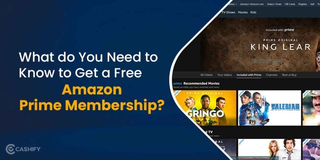 free Amazon Prime membership