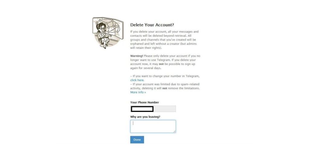 Delete your Telegram account manually-2