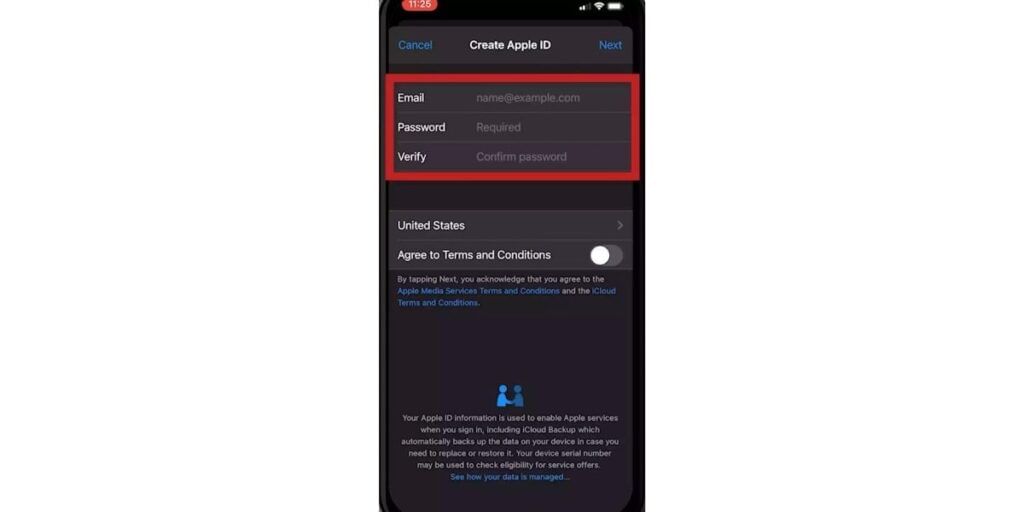 How to create an Apple ID on your iPhone-3