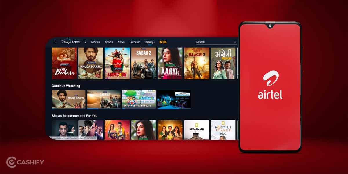 Disney + Hotstar Premium and Airtel