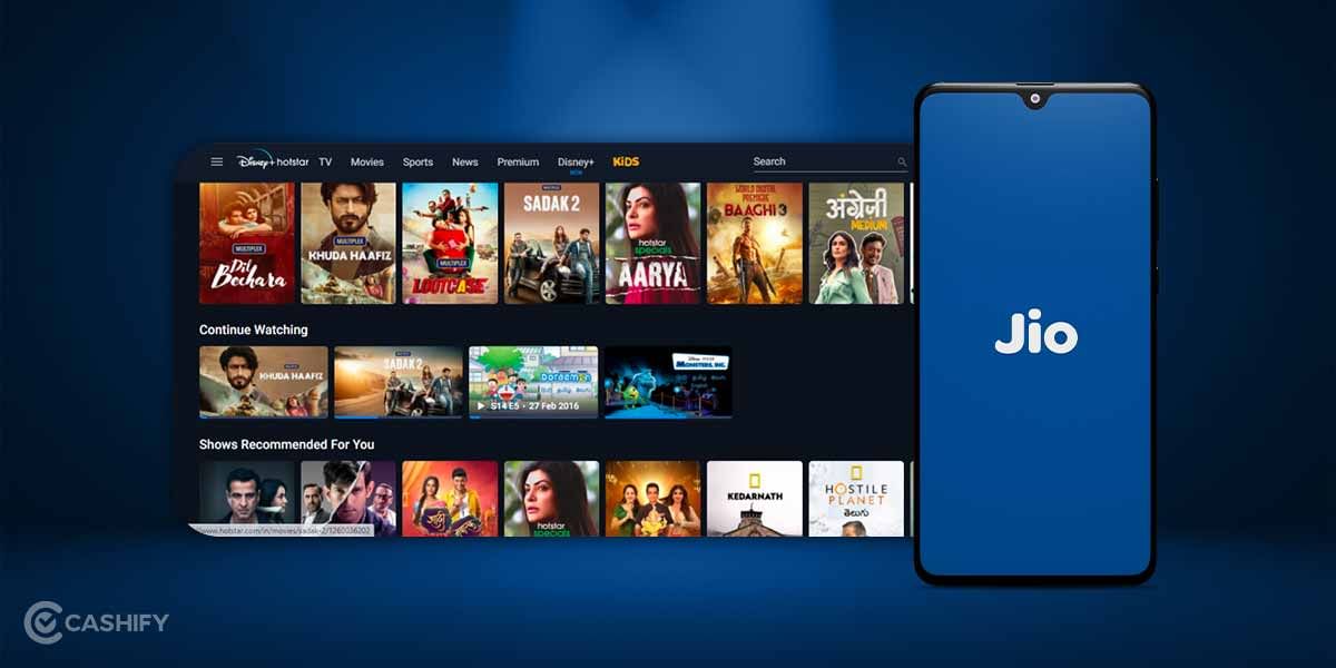 Disney + Hotstar Premium and Jio