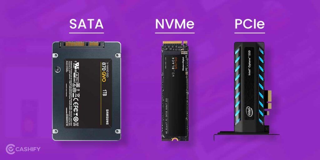 SATA vs PCIe vs NVMe