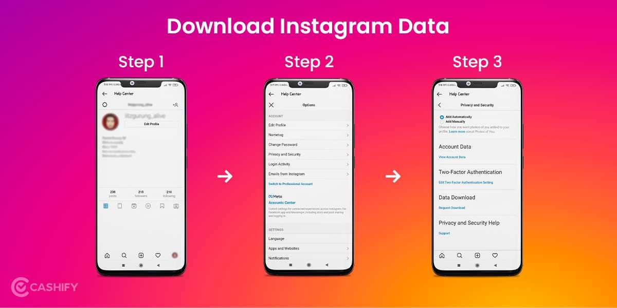 Download Instagram Data