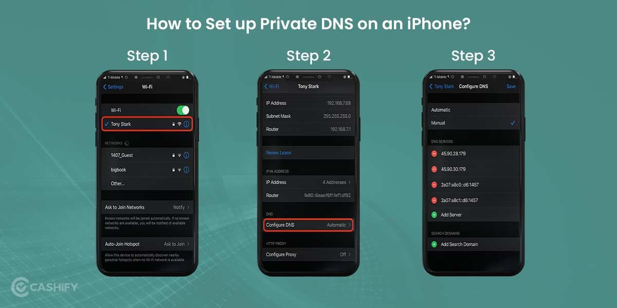 How to Set up Private DNS on an iPhone_