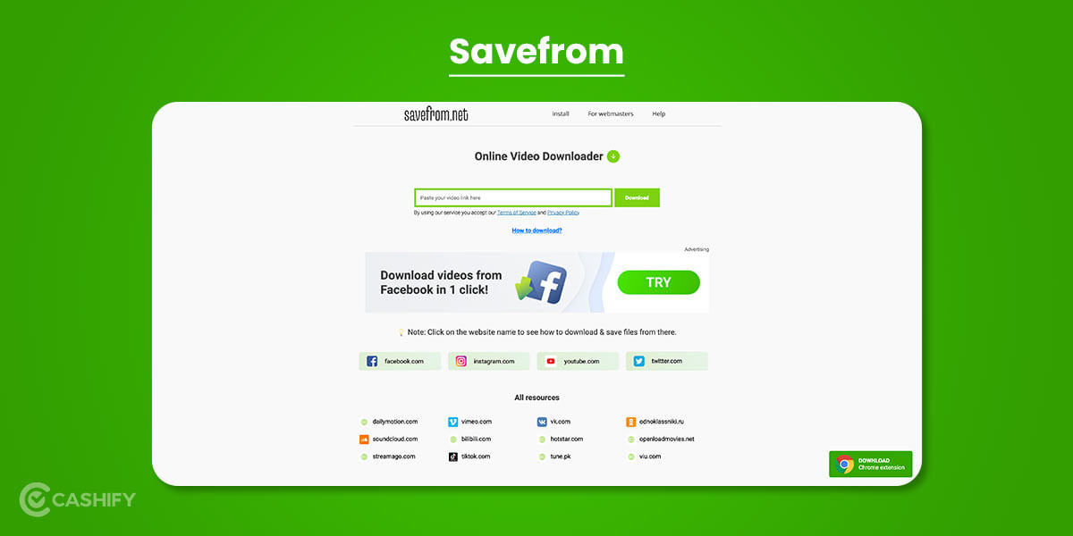 Savefrom.net Download Video Instagram
