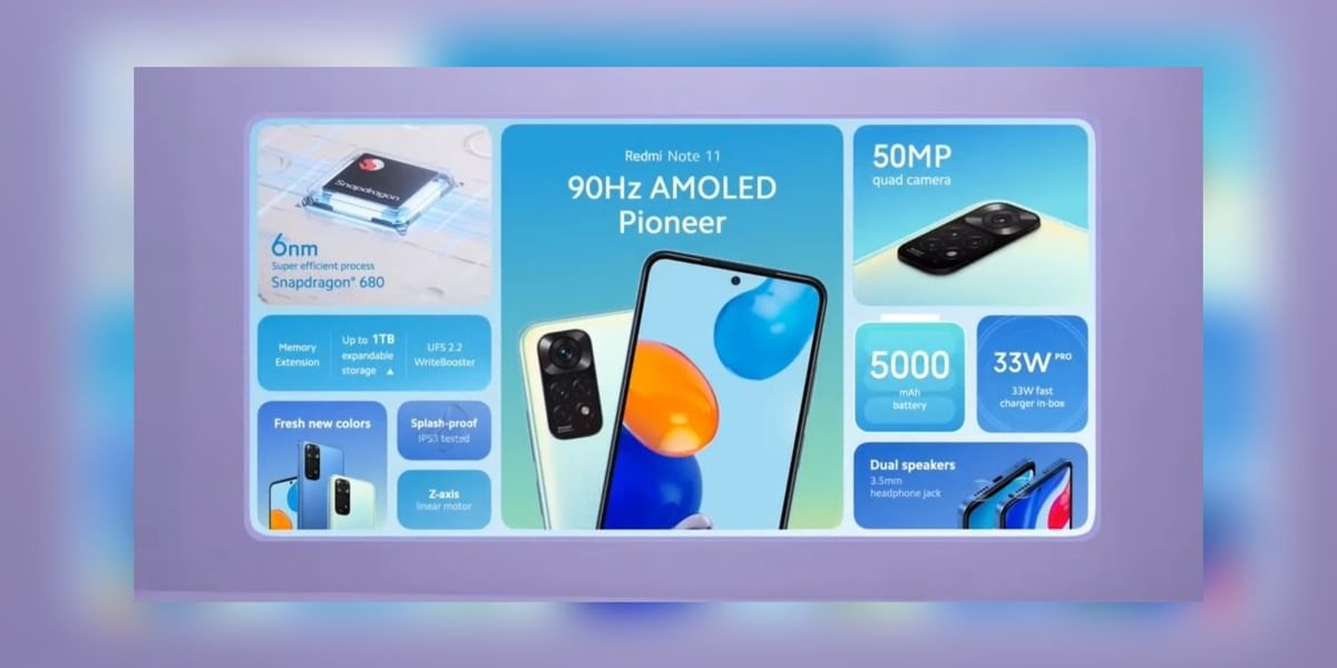 Redmi Note 11 Specs