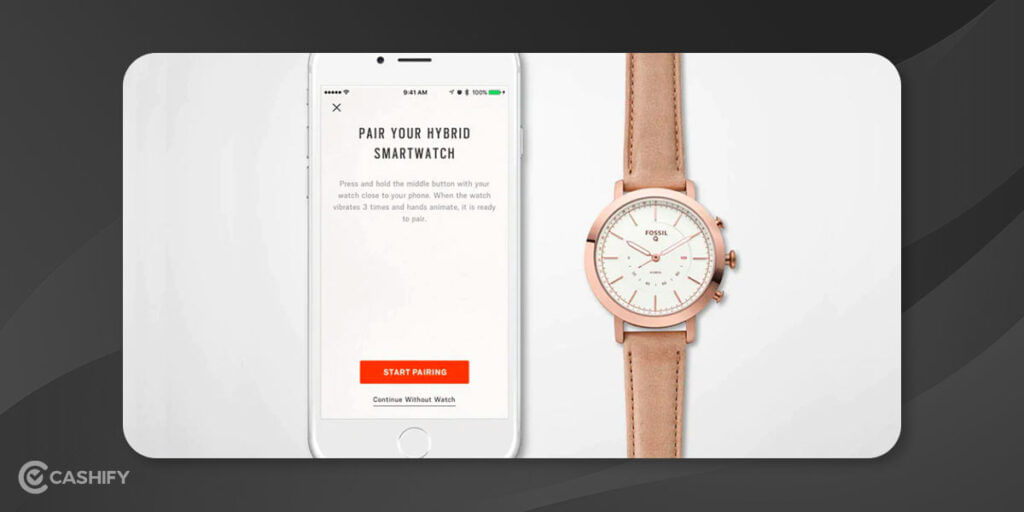 Connect Fossil smartwatch with iPhone