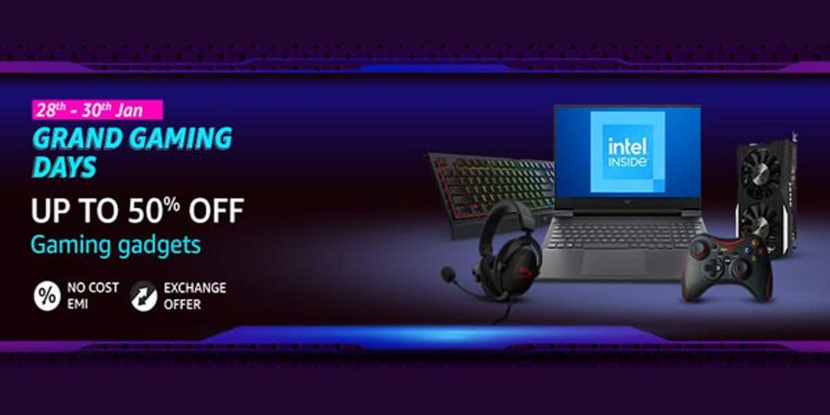 Amazon Grand Gaming Sale: Best Offers on Gaming Laptops, Accessories
