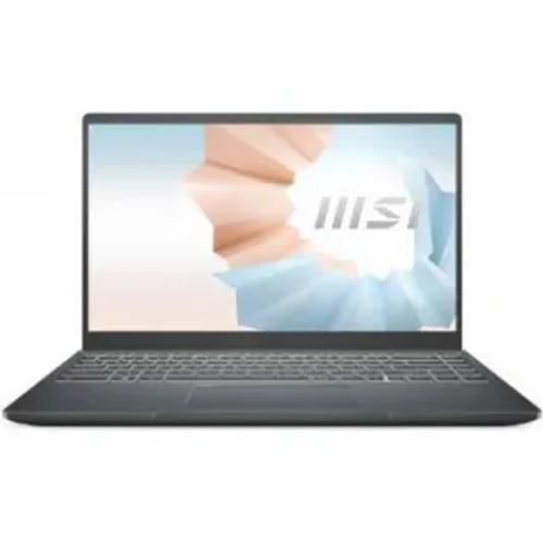 Msi Modern 14 B11Mo 092In Core I7 11Th Gen 8 Gb 512 Gb Ssd Windows 10 Front